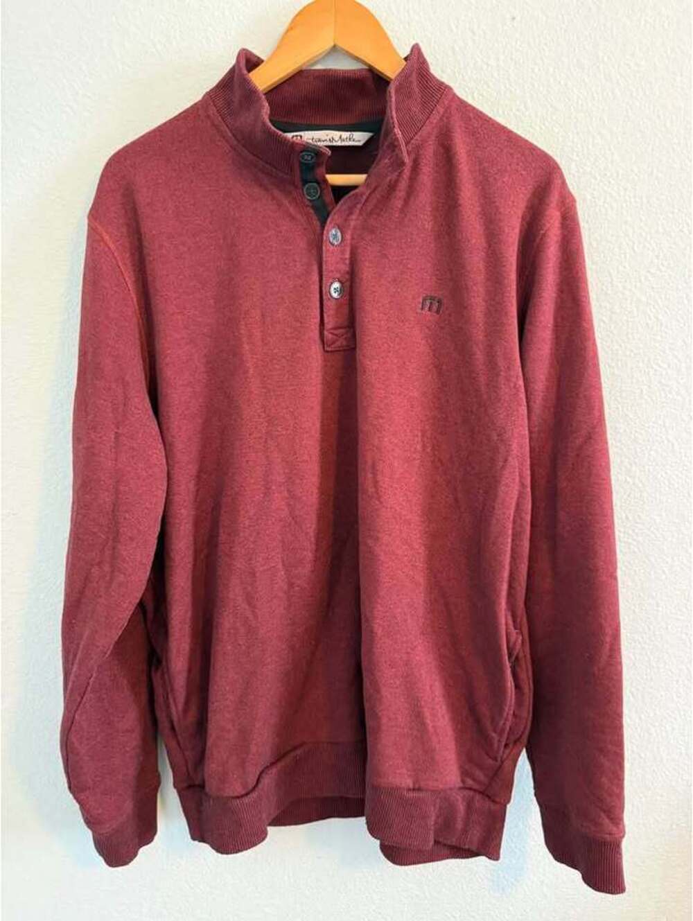 TravisMathew 1/4 Button Pullover